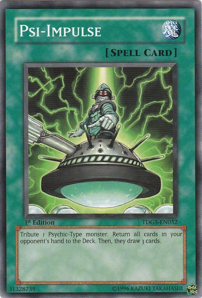 1st Edition, Common, Normal Spell, Spell, The Duelist Genesis, Unlimited Psi-Impulse [TDGS-EN052] Common - Trading Card World