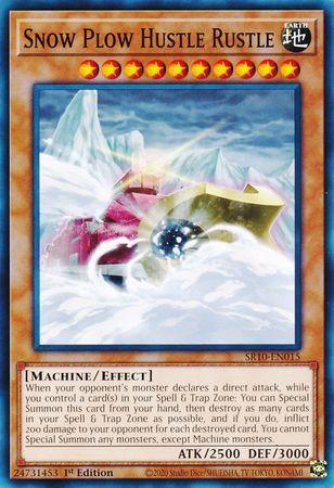 1st Edition, Common, Earth, Effect Monster, Machine, Structure Deck: Mechanized Madness Snow Plow Hustle Rustle [SR10-EN015] Common - Trading Card World
