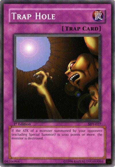 1st Edition, Common, Normal Trap, Starter Deck: Yugi, Trap, Unlimited Trap Hole [SDY-027] Common - Trading Card World