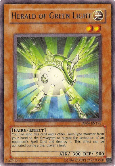 Common, Dark Revelation Volume 4, Effect Monster, Fairy, Light, Unlimited Herald of Green Light [DR04-EN198] Common - Trading Card World