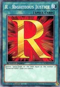 1st Edition, Common, Normal Spell, Speed Duel GX: Duel Academy Box, Spell R - Righteous Justice [SGX1-ENA17] Common - Trading Card World