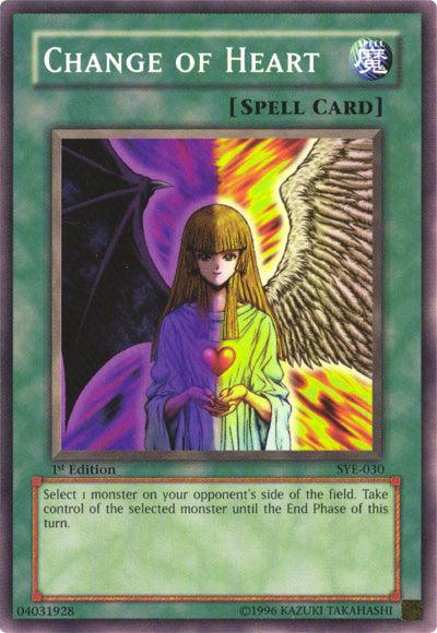 1st Edition, Common, Normal Spell, Spell, Starter Deck: Yugi Evolution, Unlimited Change of Heart [SYE-030] Common - Trading Card World