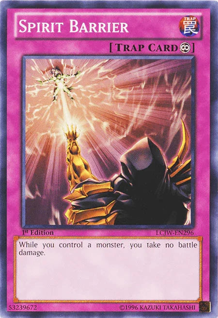 1st Edition, Common, Continuous Trap, Legendary Collection 4: Joey's World, Trap Spirit Barrier [LCJW-EN296] Common - Trading Card World