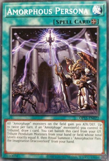 Common, Field Spell, OTS Tournament Pack 15, Spell, Unlimited Amorphous Persona [OP15-EN022] Common - Trading Card World