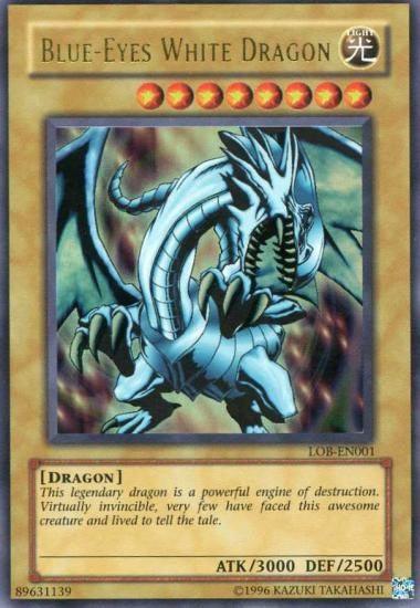 Dragon, Light, Normal Monster, The Legend of Blue Eyes White Dragon, Ultra Rare, Unlimited Blue-Eyes White Dragon [LOB-EN001] Ultra Rare - Trading Card World