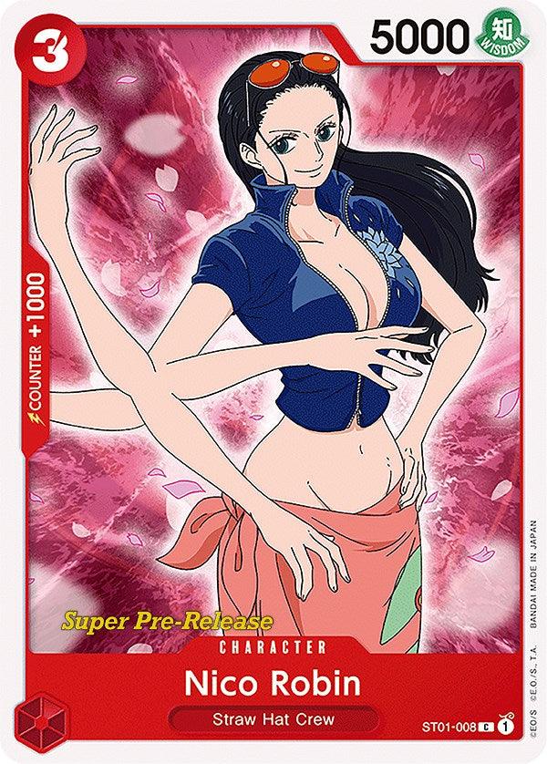 Character, Common, Starter Decks, Straw Hat Crew, Super Pre-Release Starter Deck: Straw Hat Crew Nico Robin [Super Pre-Release Starter Deck: Straw Hat Crew] - Trading Card World