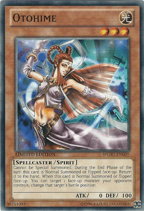 Battle Pack 2: War of the Giants Reinforcements, Common, Light, Limited, Spirit monster Otohime [WGRT-EN005] Common - Trading Card World