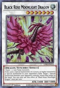 1st Edition, Dragon, Legendary Duelists: Season 2, Light, Synchro/Effect Monster, Ultra Rare Black Rose Moonlight Dragon (Purple) [LDS2-EN112] Ultra Rare - Trading Card World