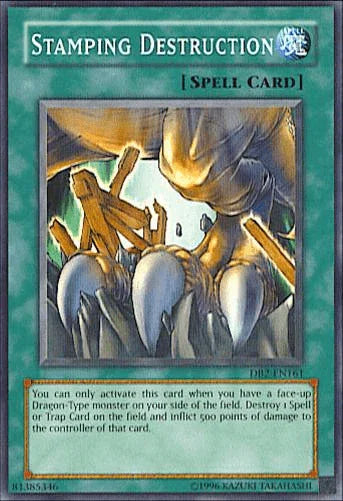 Common, Dark Beginning 2, Normal Spell, Spell, Unlimited Stamping Destruction [DB2-EN161] Common - Trading Card World