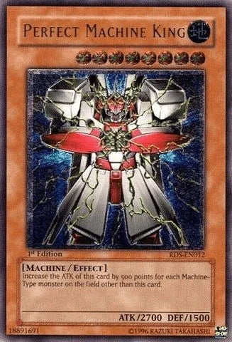 1st Edition, Earth, Effect Monster, Machine, Rise of Destiny, Ultimate Rare, Unlimited Perfect Machine King [RDS-EN012] Ultimate Rare - Trading Card World