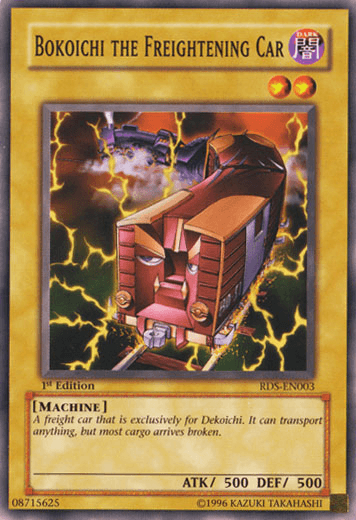 1st Edition, Common, Dark, Machine, Normal Monster, Rise of Destiny, Unlimited Bokoichi the Freightening Car [RDS-EN003] Common - Trading Card World