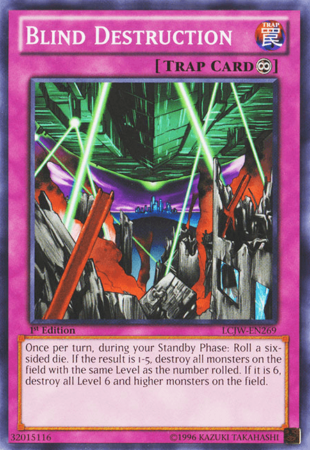 1st Edition, Common, Continuous Trap, Legendary Collection 4: Joey's World, Trap Blind Destruction [LCJW-EN269] Common - Trading Card World