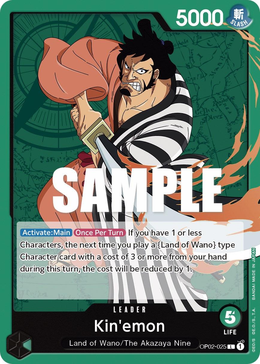 Land of Wano, Leader, Paramount War, The Akazaya Nine Kin'emon [Paramount War] - Trading Card World