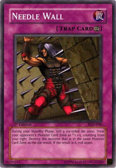 1st Edition, Common, Continuous Trap, Pharaonic Guardian, Trap, Unlimited Needle Wall [PGD-048] Common - Trading Card World