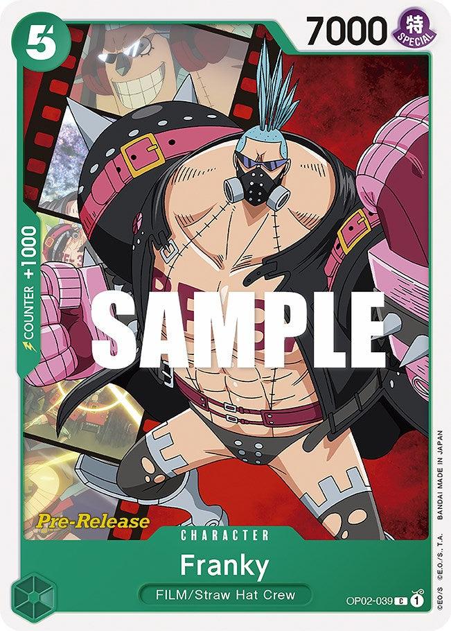 Character, Common, Paramount War, Paramount War Pre-Release Cards, Straw Hat Crew Franky [Paramount War Pre-Release Cards] - Trading Card World