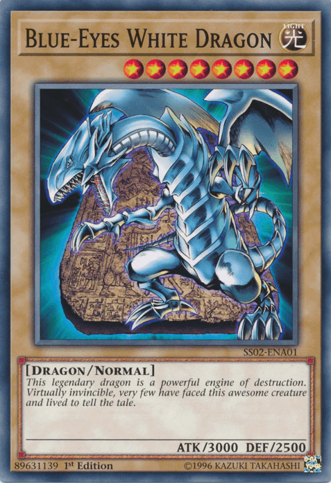 1st Edition, Common, Dragon, Light, Normal Monster, Speed Duel: Duelists of Tomorrow Blue-Eyes White Dragon [SS02-ENA01] Common - Trading Card World
