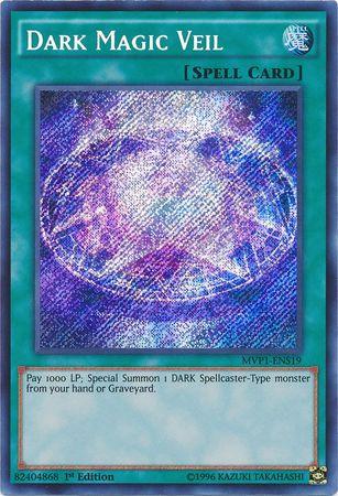 1st Edition, Normal Spell, Secret Rare, Spell, The Dark Side of Dimensions Movie Pack: Secret Edition Dark Magic Veil [MVP1-ENS19] Secret Rare - Trading Card World