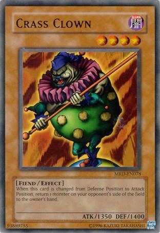 Dark, Effect Monster, Fiend, Metal Raiders, Short Print, Unlimited Crass Clown [MRD-EN078] Short Print - Trading Card World