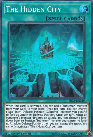 1st Edition, Field Spell, Fists of the Gadgets, Spell, Super Rare The Hidden City [FIGA-EN049] Super Rare - Trading Card World