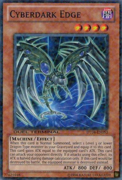 Common, Dark, Duel Terminal 4, Effect Monster, Limited, Machine Cyberdark Edge [DT04-EN053] Common - Trading Card World