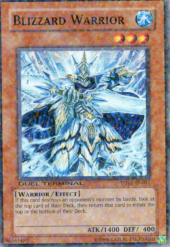 Common, Duel Terminal 1, Effect Monster, Limited, Warrior, Water Blizzard Warrior [DT01-EN011] Common - Trading Card World