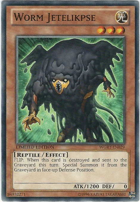 Battle Pack 2: War of the Giants Reinforcements, Common, Flip monster, Light, Limited Worm Jetelikpse [WGRT-EN029] Common - Trading Card World