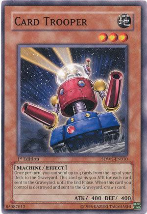 1st Edition, Common, Earth, Effect Monster, Machine, Structure Deck: Warriors' Strike Card Trooper [SDWS-EN010] Common - Trading Card World