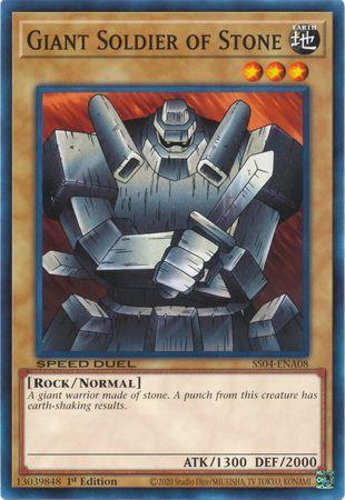 1st Edition, Common, Earth, Normal Monster, Rock, Speed Duel: Match of the Millennium Giant Soldier of Stone [SS04-ENA08] Common - Trading Card World
