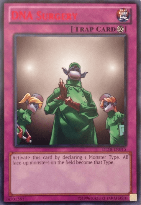 Continuous Trap, Duelist League Promo, Rare, Trap, Unlimited DNA Surgery (Red) [DL18-EN015] Rare - Trading Card World