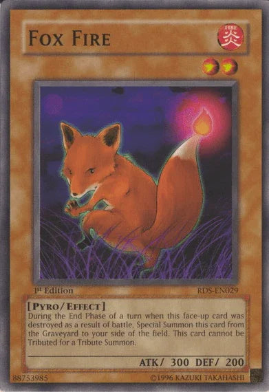 1st Edition, Common, Effect Monster, Fire, Pyro, Rise of Destiny, Unlimited Fox Fire [RDS-EN029] Common - Trading Card World