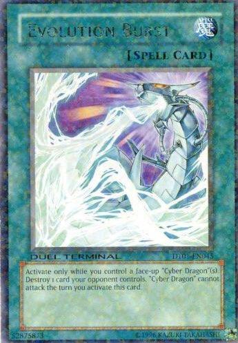 Duel Terminal 1, Limited, Normal Spell, Rare, Spell Evolution Burst [DT01-EN045] Rare - Trading Card World