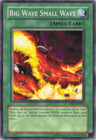 Common, Dark Revelation Volume 3, Normal Spell, Spell, Unlimited Big Wave Small Wave [DR3-EN046] Common - Trading Card World