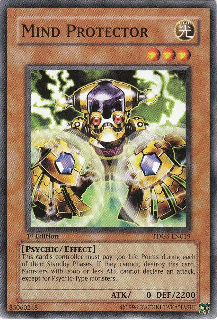 1st Edition, Common, Effect Monster, Light, Psychic, The Duelist Genesis, Unlimited Mind Protector [TDGS-EN019] Common - Trading Card World