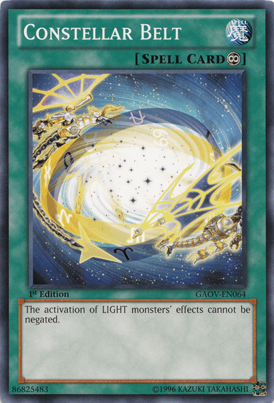1st Edition, Common, Continuous Spell, Galactic Overlord, Spell, Unlimited Constellar Belt [GAOV-EN064] Common - Trading Card World
