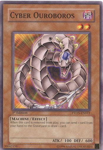 1st Edition, Common, Dark, Effect Monster, Machine, Phantom Darkness, Unlimited Cyber Ouroboros [PTDN-EN011] Common - Trading Card World