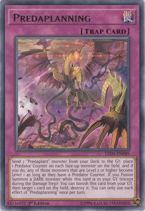 1st Edition, Legendary Duelists: Immortal Destiny, Normal Trap, Rare, Trap Predaplanning [LED5-EN049] Rare - Trading Card World