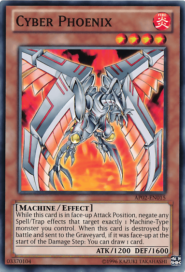 Astral Pack 2, Common, Effect Monster, Fire, Machine, Unlimited Cyber Phoenix [AP02-EN015] Common - Trading Card World