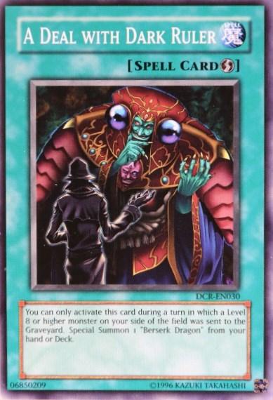 Common, Dark Crisis, Quick-Play Spell, Spell, Unlimited A Deal with Dark Ruler [DCR-EN030] Common - Trading Card World