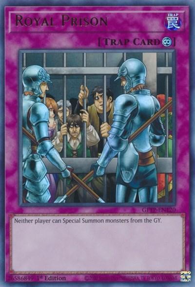 1st Edition, Continuous Trap, Ghosts from the Past, Trap, Ultra Rare Royal Prison [GFTP-EN120] Ultra Rare - Trading Card World