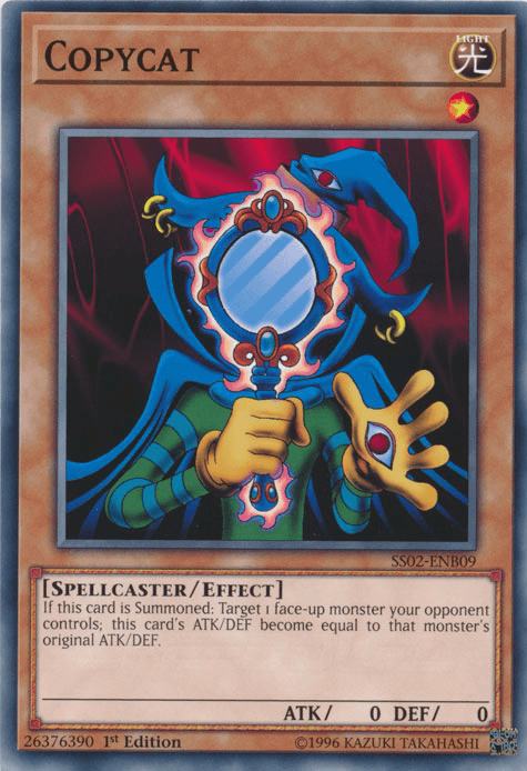 1st Edition, Common, Effect Monster, Light, Speed Duel: Duelists of Tomorrow, Spellcaster Copycat [SS02-ENB09] Common - Trading Card World