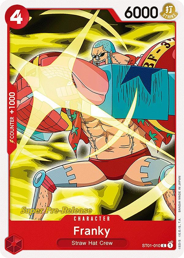 Character, Common, Starter Decks, Straw Hat Crew, Super Pre-Release Starter Deck: Straw Hat Crew Franky [Super Pre-Release Starter Deck: Straw Hat Crew] - Trading Card World