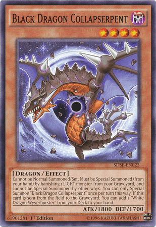 1st Edition, Common, Dark, Dragon, Effect Monster, Structure Deck: Synchron Extreme Black Dragon Collapserpent [SDSE-EN023] Common - Trading Card World