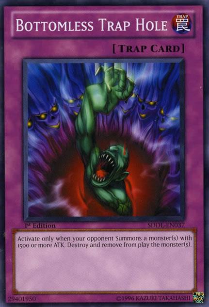 1st Edition, Common, Normal Trap, Structure Deck: Dragunity Legion, Trap, Unlimited Bottomless Trap Hole [SDDL-EN037] Common - Trading Card World