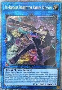1st Edition, Beast, Earth, Link/Effect Monster, Phantom Rage, Starlight Rare Tri-Brigade Ferrijit the Barren Blossom (Starlight Rare) [PHRA-EN046] Starlight Rare - Trading Card World