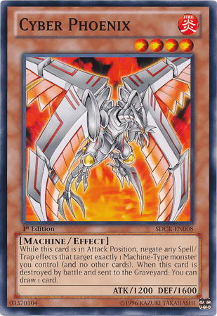 1st Edition, Common, Effect Monster, Fire, Machine, Structure Deck: Cyber Dragon Revolution, Unlimited Cyber Phoenix [SDCR-EN008] Common - Trading Card World