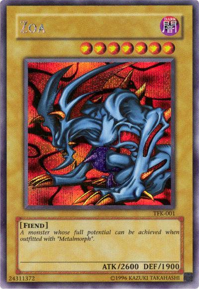 Dark, Fiend, Limited, Normal Monster, Super Rare, The Falsebound Kingdom Zoa [TFK-001] Super Rare - Trading Card World