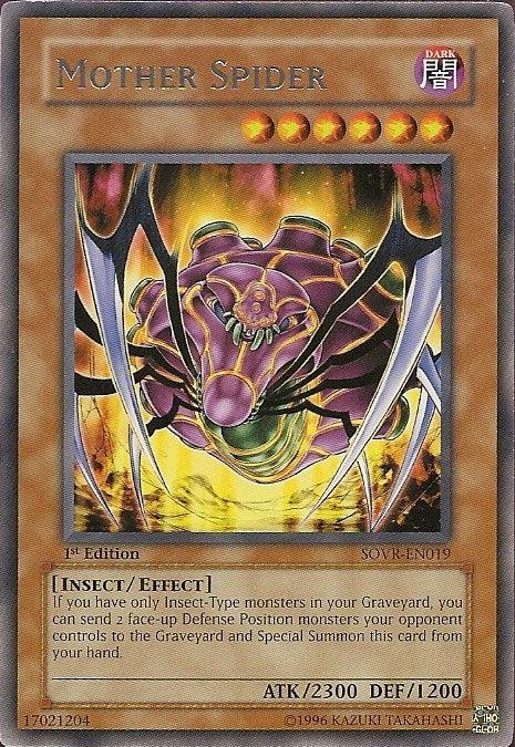 1st Edition, Dark, Effect Monster, Insect, Rare, Stardust Overdrive, Unlimited Mother Spider [SOVR-EN019] Rare - Trading Card World