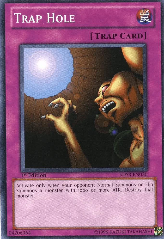 1st Edition, Common, Normal Trap, Starter Deck: Duelist Toolbox, Trap Trap Hole [5DS3-EN030] Common - Trading Card World