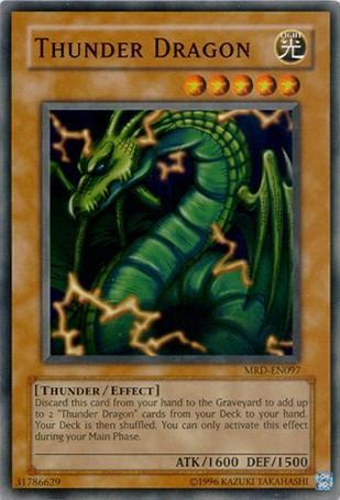 Effect Monster, Light, Metal Raiders, Short Print, Thunder, Unlimited Thunder Dragon [MRD-EN097] Short Print - Trading Card World