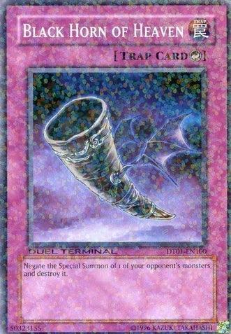 Common, Counter Trap, Duel Terminal 1, Limited, Trap Black Horn of Heaven [DT01-EN100] Common - Trading Card World